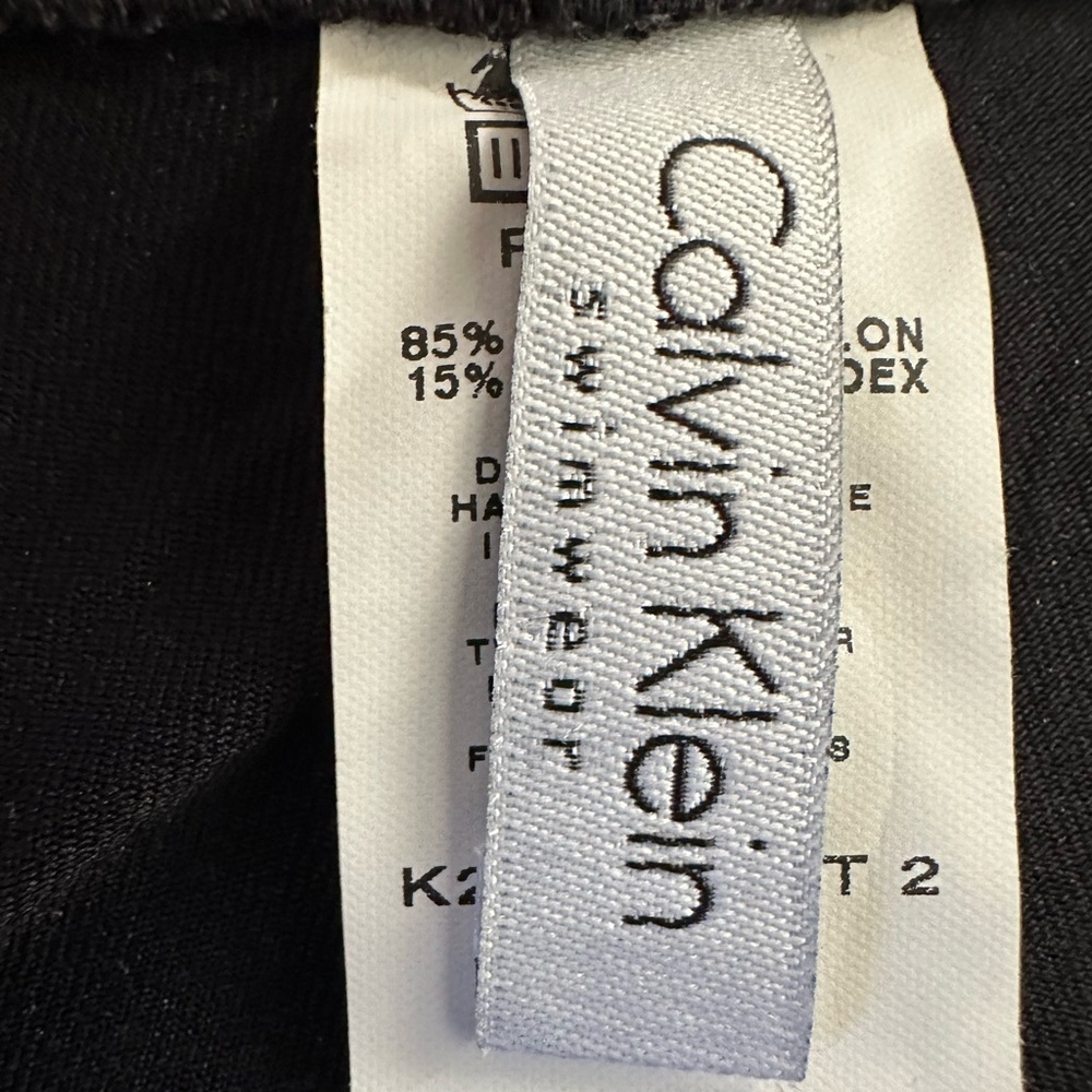 Calvin Klein Swimwear Low Rise Black Pants Cover up, Size S - Picture 2 of 6